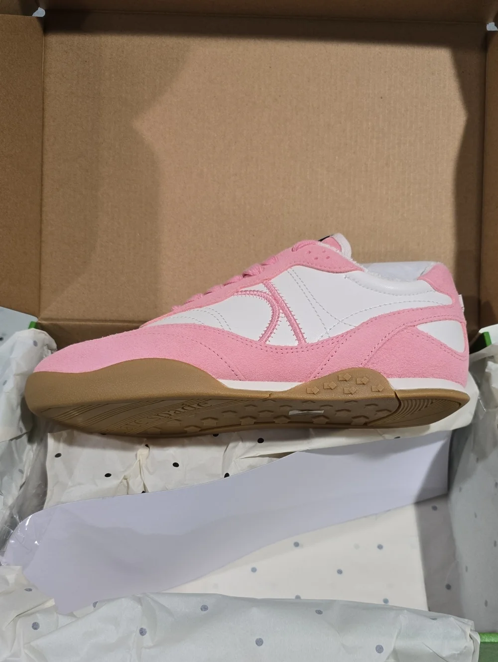Kate Spade KS Drift Lace-Up Sneakers, Cream/Grapefruit Soda